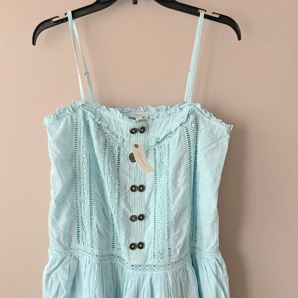 NWT Pilcro Sleeveless Square-Neck Swing Mini Dress Anthropologie Sundress sz XL - Picture 4 of 8